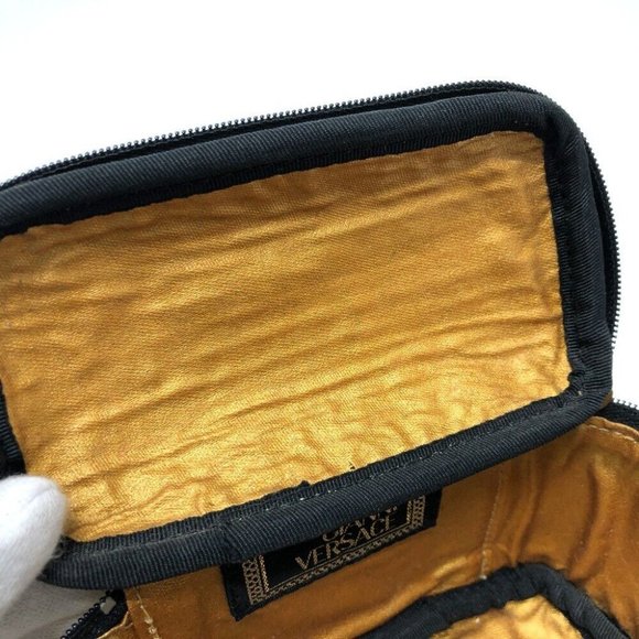 VERSACE Overall handle Leopard mini bag Pouch - Picture 11 of 16